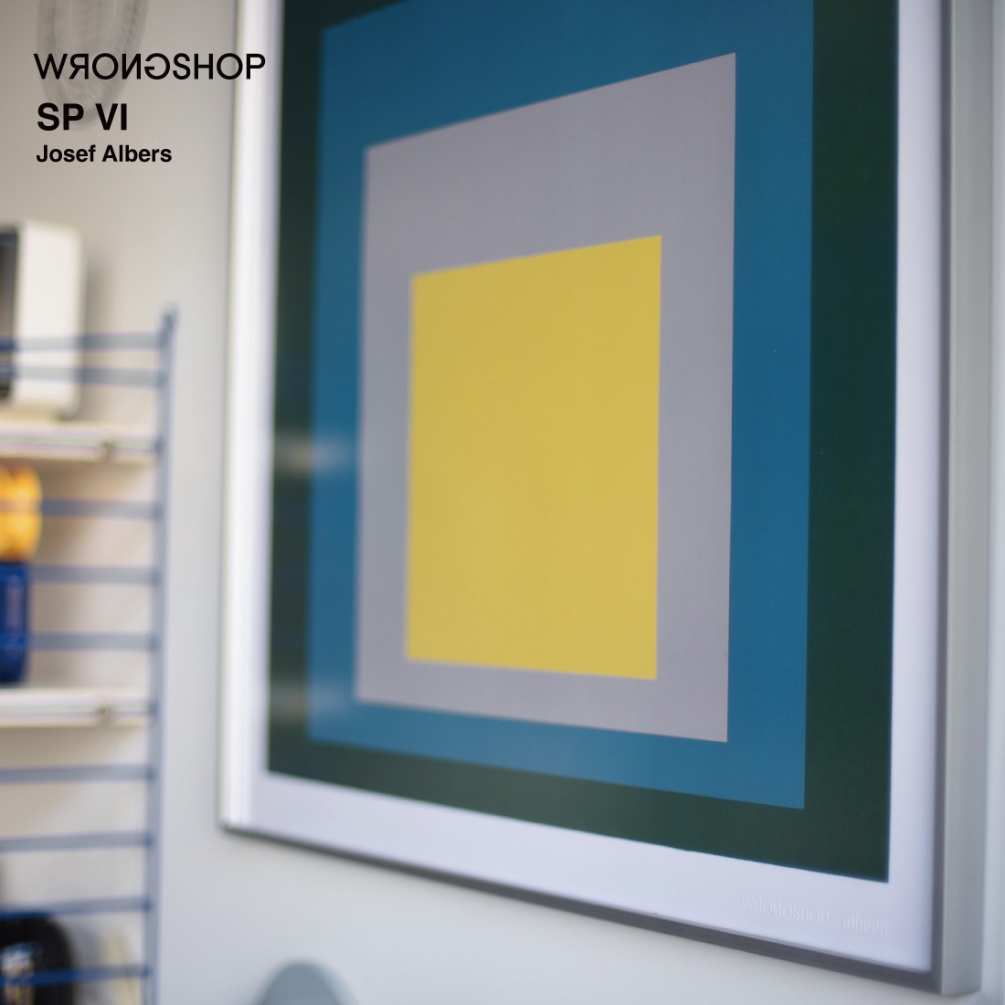 SP VI  ポスター / WRONGSHOP ロングショップ / Josef Albers ヨゼフ・アルバース