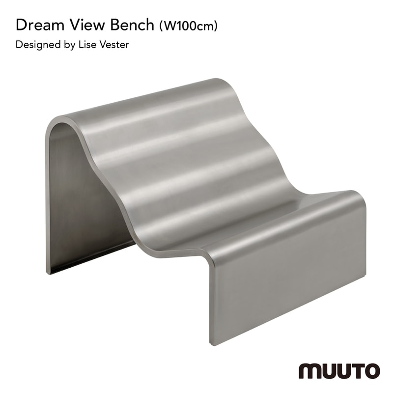 Dream View Bench ドリーム ビュー ベンチ W100cm / MUUTO ムート / Lise Vester リセ ヴェスター