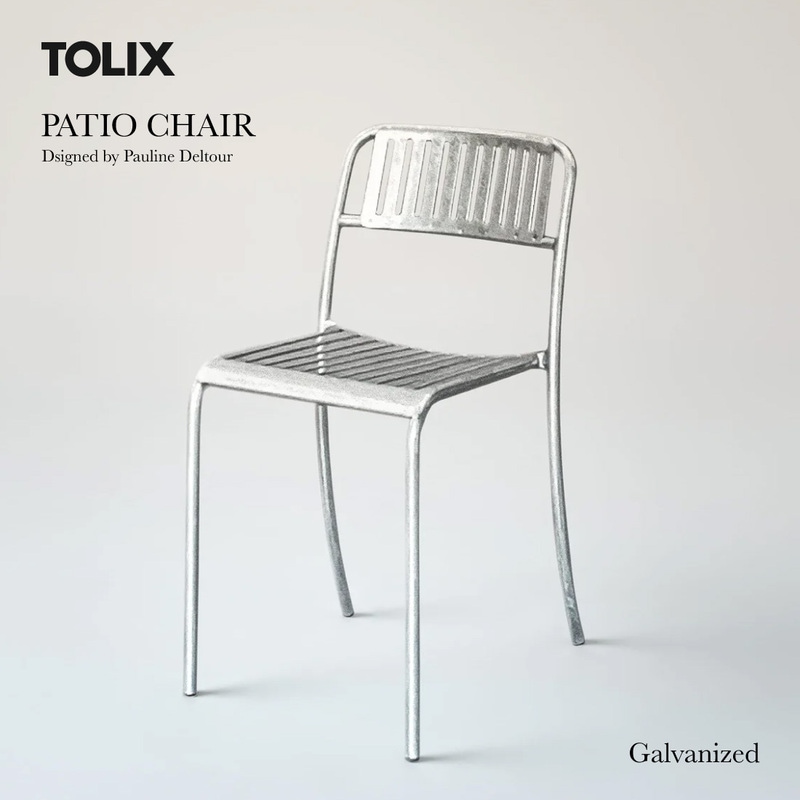 Tolix トリックス A-Chair Aチェア Varnished Raw Steel ヴァー