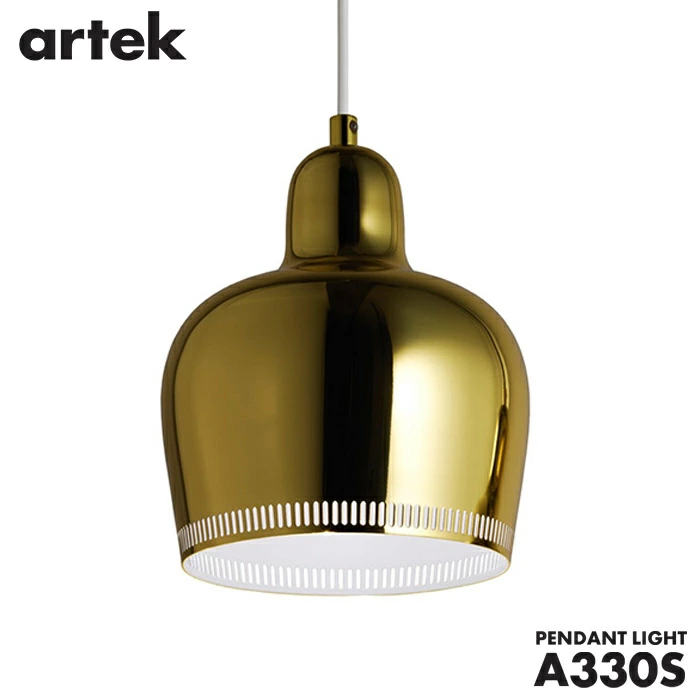 【展示品】クーポン不可 A330S GOLDEN BELL ペンダントランプ / artek アルテック