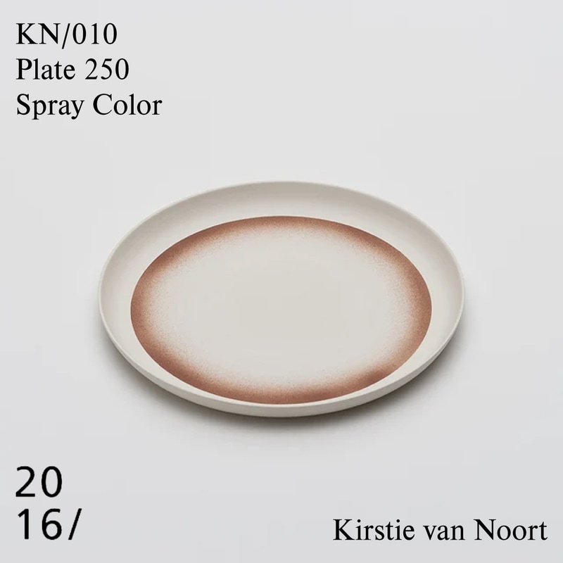 Plate 250 Spray Color KN 010/ 2016 / arita japan / カースティヴァンノートKirstie van Noort