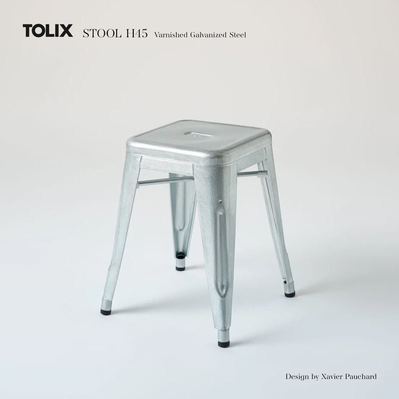 最終値下　TOLIX トリックス H STOOL H75 水色 ② Tolix/トリックス H stools/Hスツール カラー<br>背もたれなし/椅子