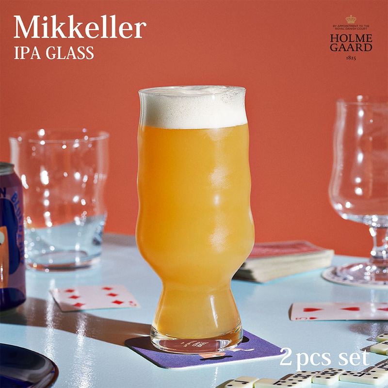 【単品販売】IPA GLASS Mikkeller ミッケラー IPAグラス / HOLMEGAARD ホルムガード / 1個