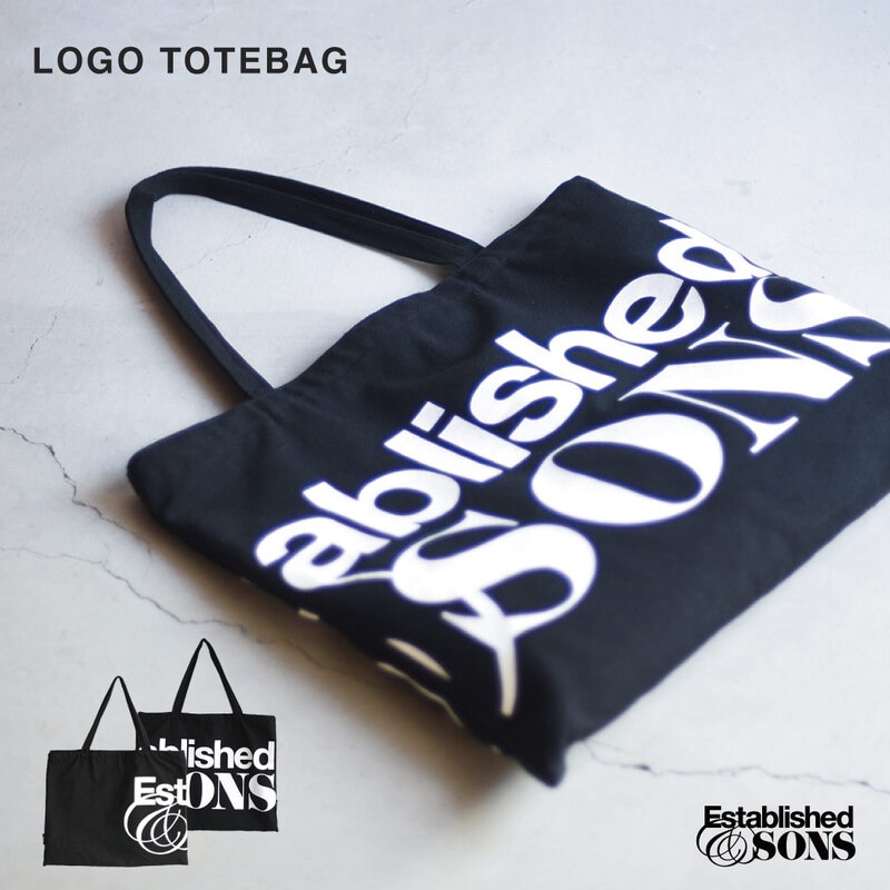 Established&Sons エスタブリッシュドアンドサンズ TOTE BAG トートバッグ 鞄 ロゴ バッグ