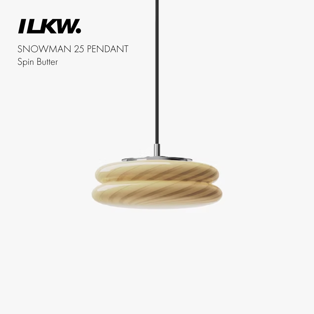 SNOWMAN 25 PENDANT スノーマン ペンダント Spin Butter / ILKW.