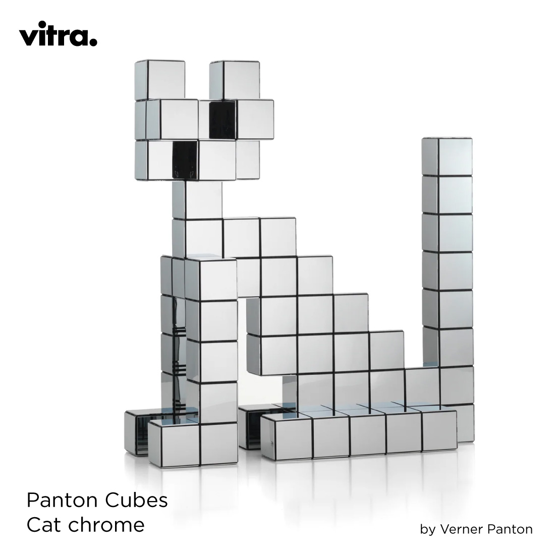 Panton Cube パントン キューブ Cat chrome キャット クローム / vitra ヴィトラ / Verner Panton ヴァーナーパントン
