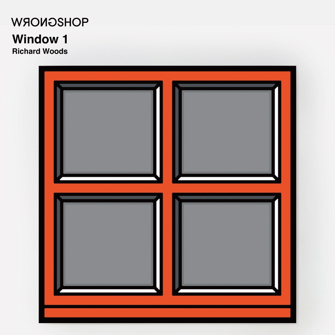 Window1 ウィンドウ1 ポスター / WRONGSHOP ロングショップ / Richard Woods リチャード・ウッズ 