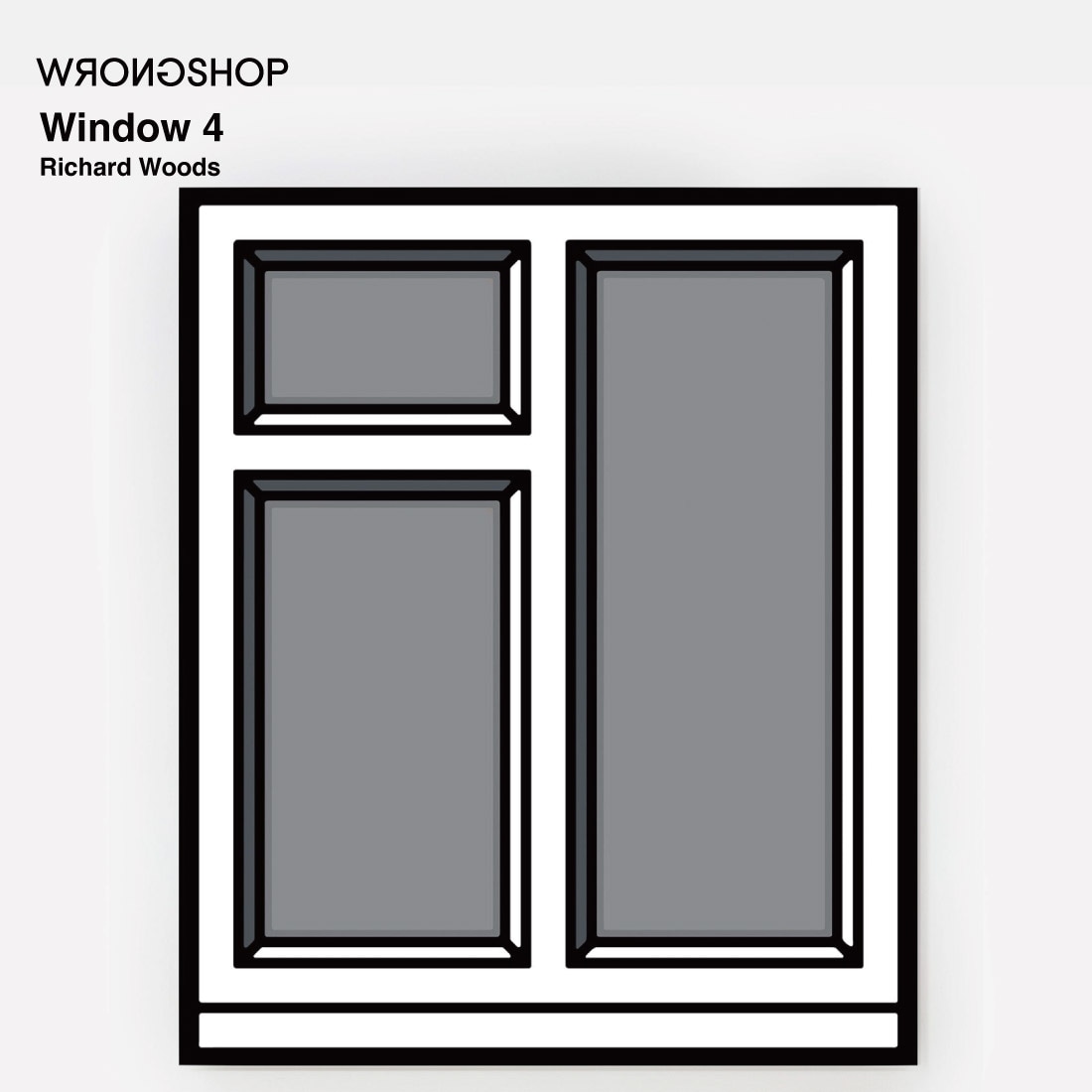 Window4 ウィンドウ4 ポスター / WRONGSHOP ロングショップ /  Richard Woods リチャード・ウッズ
