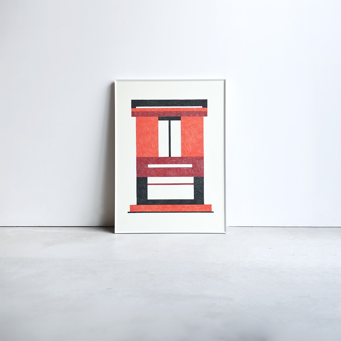 【展示品・現品限り】CALDO カルド（額装：CUTホワイト）/ WRONGSHOP ロングショップ / Nathalie du Pasquier ナタリー・ドゥ・パスキエ