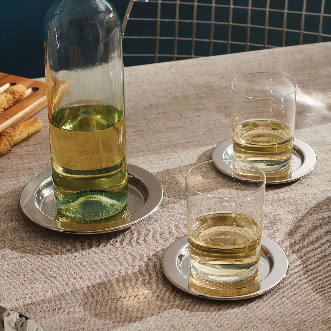ALESSI glass coaster アレッシ グラスコースター φ11cm 5009/11
