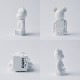 Ballon �Х��� BE@RBRICK AROMA ORNAMENT No.0 LUMINOUS WHITE GRAY �٥��֥�å� �����ޥ����ʥ��� �߸� ȯ�� �롼��ե쥰��� ����ߥå�<br><br>�٥��֥�å��Υ���ߥå��������ޥǥ��ե塼�����ڥ��ե��ý���