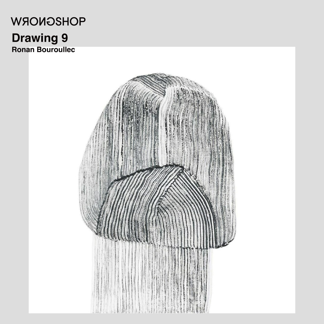 【特注フレームセット】Drawing9 ポスター / WRONGSHOP ロングショップ / Ronan Bouroullec ロナンブルレック