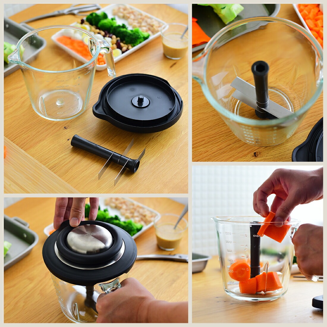 貝印 みじん切り ベジチョップ Pro chef'n 020CF3294<br>調理器具