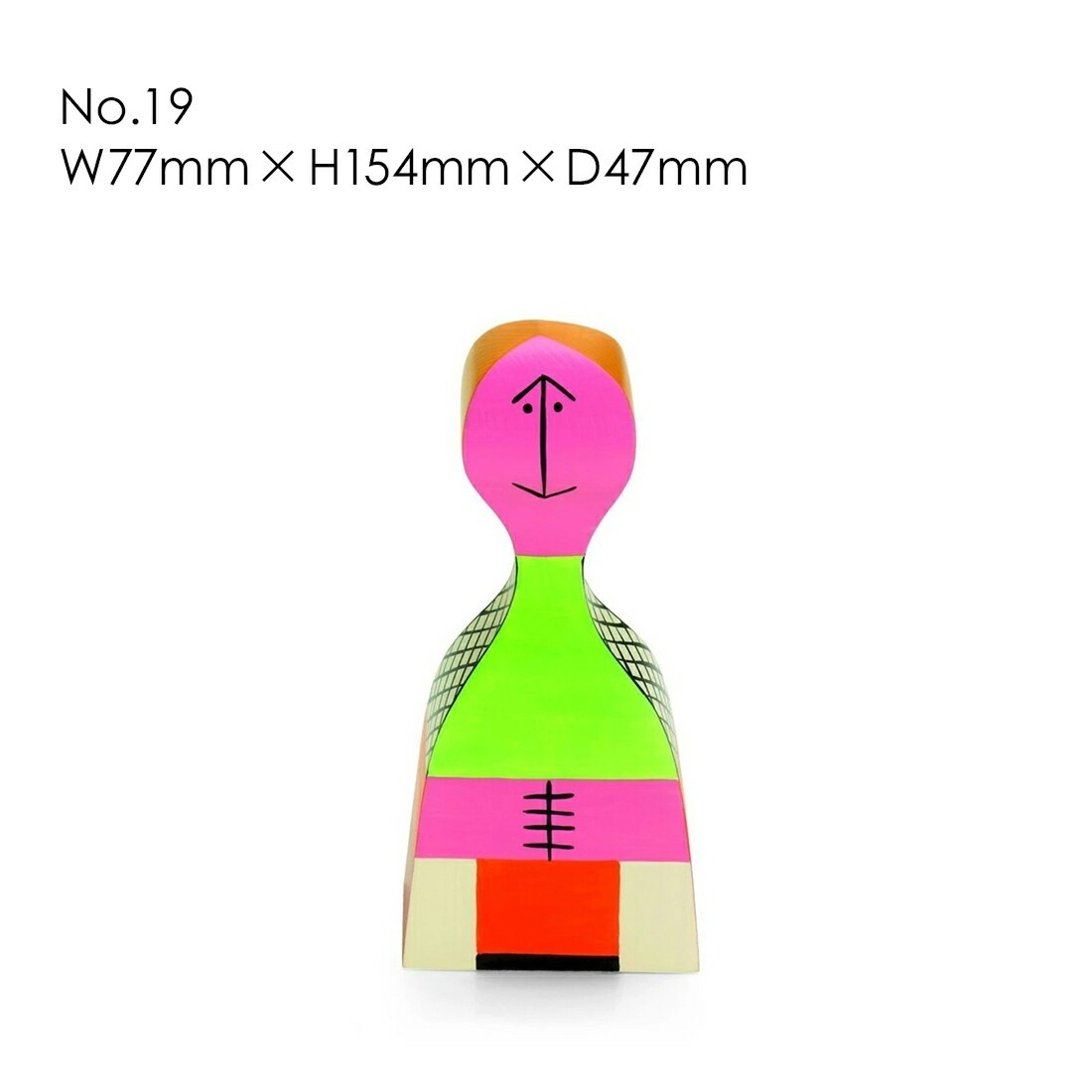 vitra �����ȥ� Wooden Doll ���åǥ�ɡ��� No.19 Alexander Girard ���쥭������������顼�� ���֥��� ����ƥꥢ �ե�����������