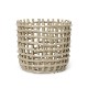 ferm LIVING �ե������ӥ� Ceramic Basket ����ߥå��Х����å� Large �顼�� ���եۥ磻�� �����ߥ�<br><br>����Ū���Ԥ����������줿ƫ��ΥХ����å�