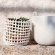 ferm LIVING �ե������ӥ� Ceramic Basket ����ߥå��Х����å� Large �顼�� ���եۥ磻�� �����ߥ�<br><br>����Ū���Ԥ����������줿ƫ��ΥХ����å�