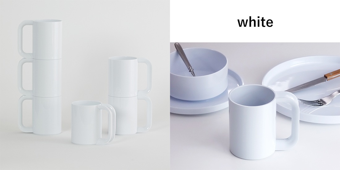 Heller إ顼 Hellerware إ顼 Mug ޥ 400ml å ޥå ץ饹å ե Lella & Massimo Vignelli ޥå⡦ͥå&å顦ͥå<br><br>Ѥ߽ŤͲǽʥեǳڤ줿ޥå