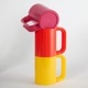 Heller إ顼 Hellerware إ顼 Mug ޥ 400ml å ޥå ץ饹å ե Lella & Massimo Vignelli ޥå⡦ͥå&å顦ͥå<br><br>Ѥ߽ŤͲǽʥեǳڤ줿ޥå