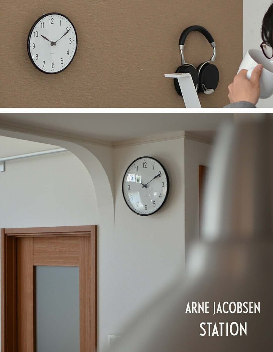 AJå43643STATION/ơ 290mm WALL CLOCK ͡䥳֥/ARNE JACOBSEN<br>43643<br>ɳݤ//å/WATCH/̲/ǥޡ/ ͥ䥳֥ 륯åڥӥ˼бʡۡRCP<br><br>ǥǥޡι̱Ūʱػ"STATION"