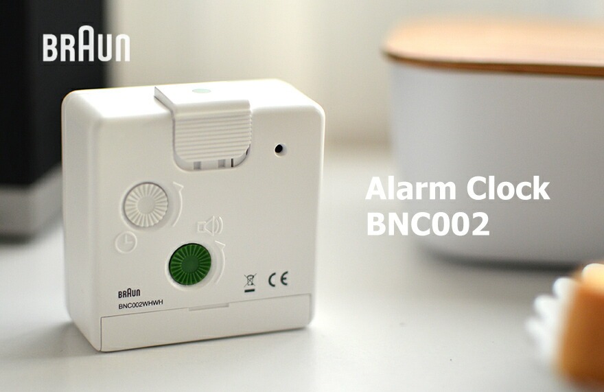 BRAUN �֥饦�� BRAUN Alarm Clock BNC002<br>�֤����� �ܳФޤ����� �����å� WATCH �̲� �ǥ�ޡ��� ������������� LED ���顼��