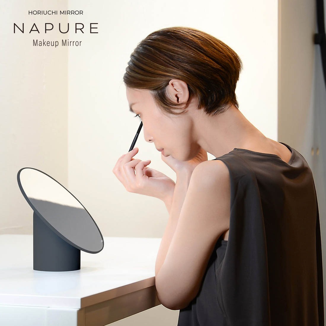 �ᥤ�����åץߥ顼 �ʥԥ奢 ���Ѷ� �ᥤ���ߥ顼 �ᥤ�� ��� HORIUCHI MIRROR �ۥꥦ���ߥ顼 �õ� �ʥԥ奢�ߥ顼�ڥ��ե��ý���