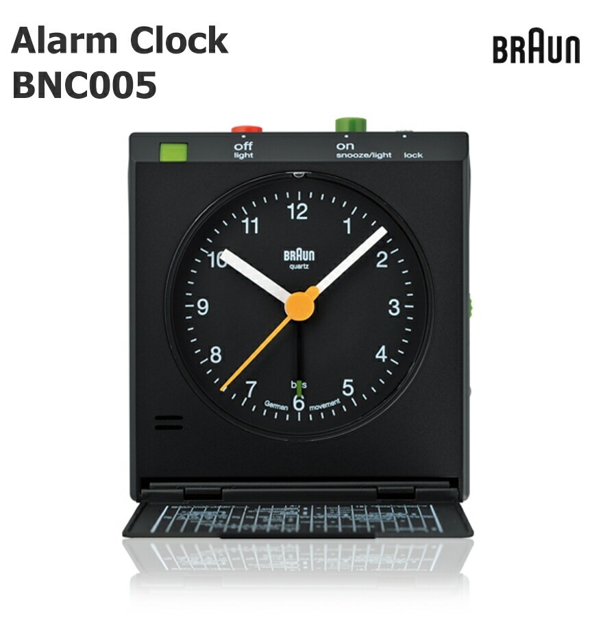 BRAUN ֥饦 BRAUN Reflex Contyolled Travel  Alarm Clock BNC005<br>֤ ܳФޤ å WATCH ̲ ǥޡ  LED 顼