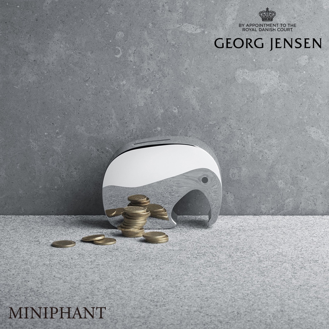 Georg Jensen ジョージ ジェンセン MINIPHANT コインバンク 3580031