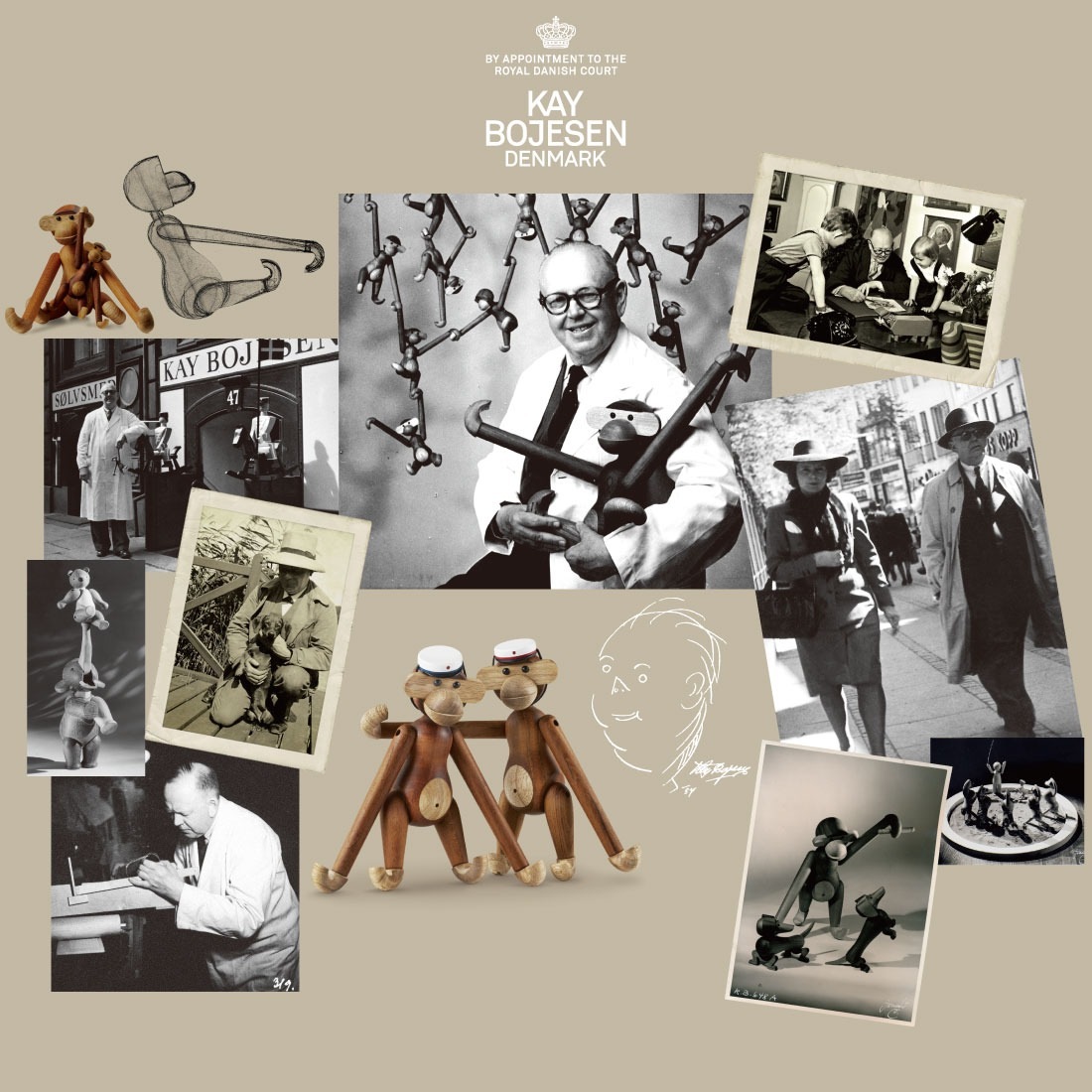 ��SALE�ۥ����ݥ��Բ� KAY BOJESEN DENMARK �������ܥ����� PRAM CHAIN �٥ӡ������������� 39245 �ӡ����� Kay Bojesen �ǥ�ޡ��� ����