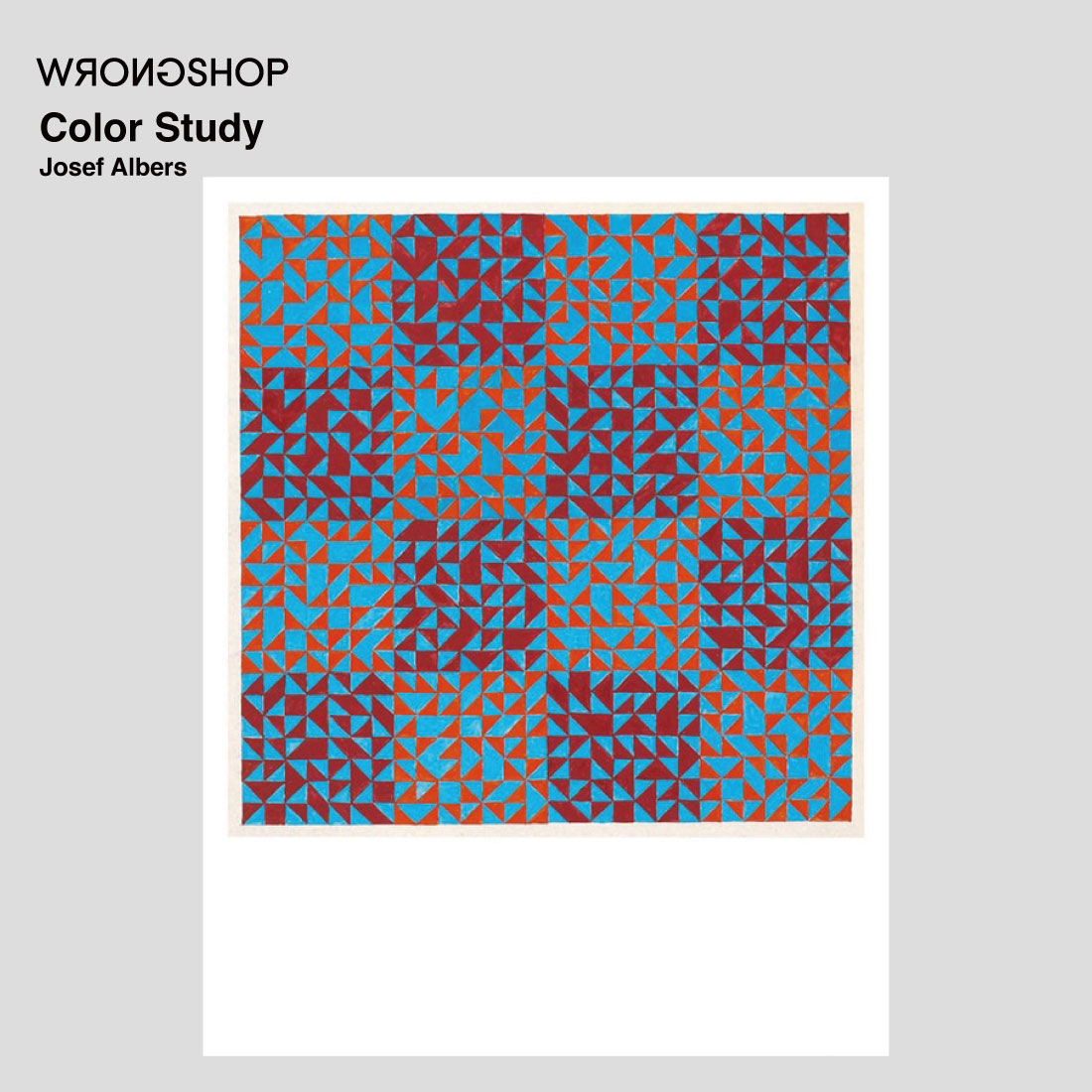 Color Study  ポスター / WRONGSHOP ロングショップ / Anni Albers アンニ・アルバース