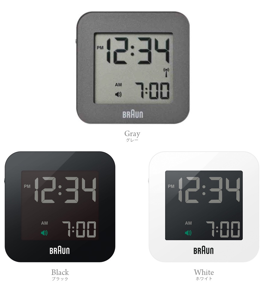 ��BRAUN �֥饦���BRAUN Digital  Clock BNC008 �֥饦��<br>�֤�����/�ܳФޤ�����/�����å�/WATCH/�̲�/�ǥ�ޡ���/�������������/LED/���顼��ڥ���ӥ˼����б����ʡۡ�RCP��