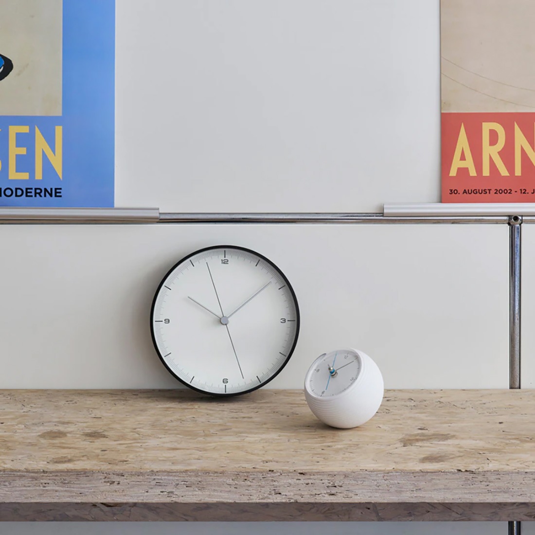 掛けフックプレゼント】Lemnos レムノス earth wall clock アース