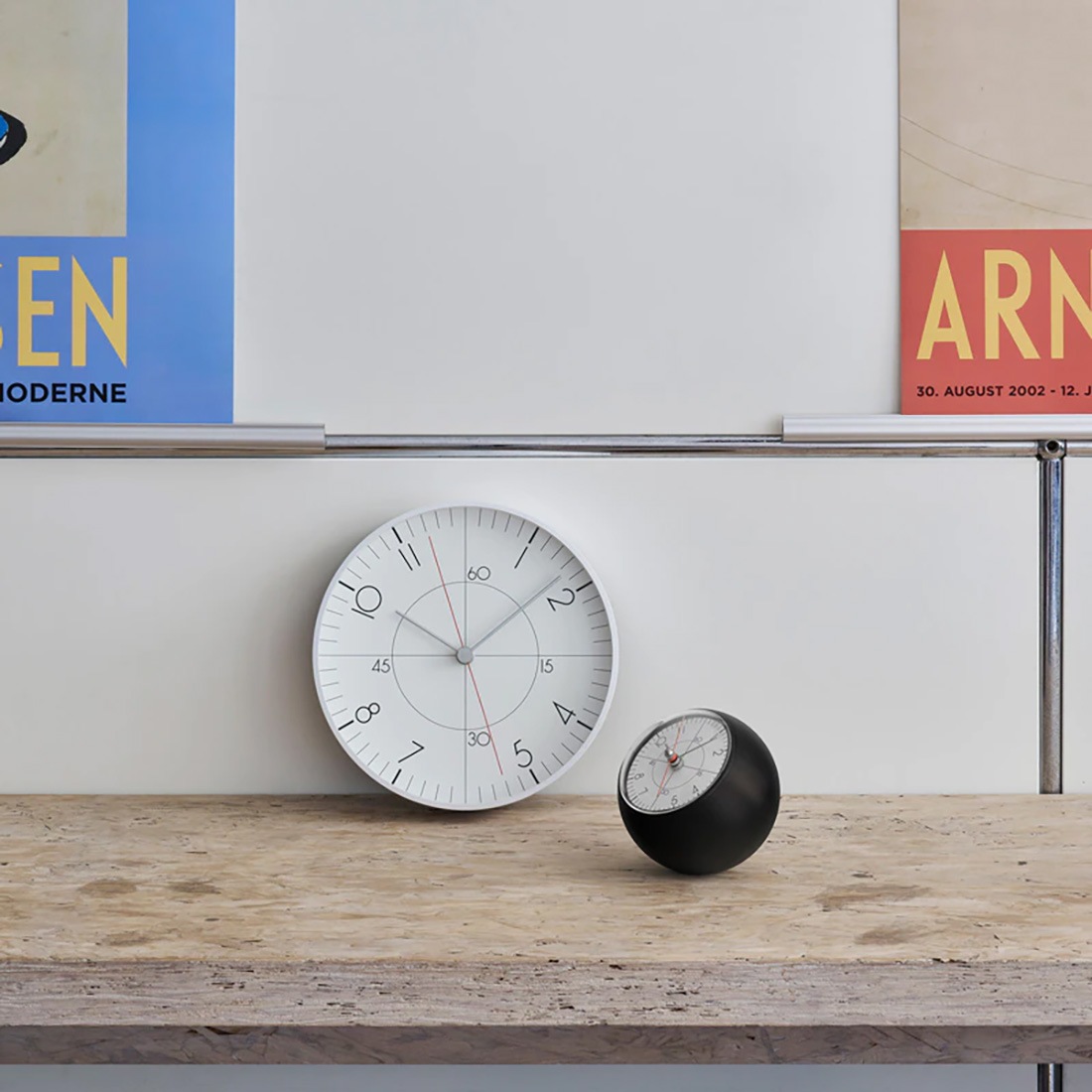 掛けフックプレゼント】Lemnos レムノス earth wall clock アース