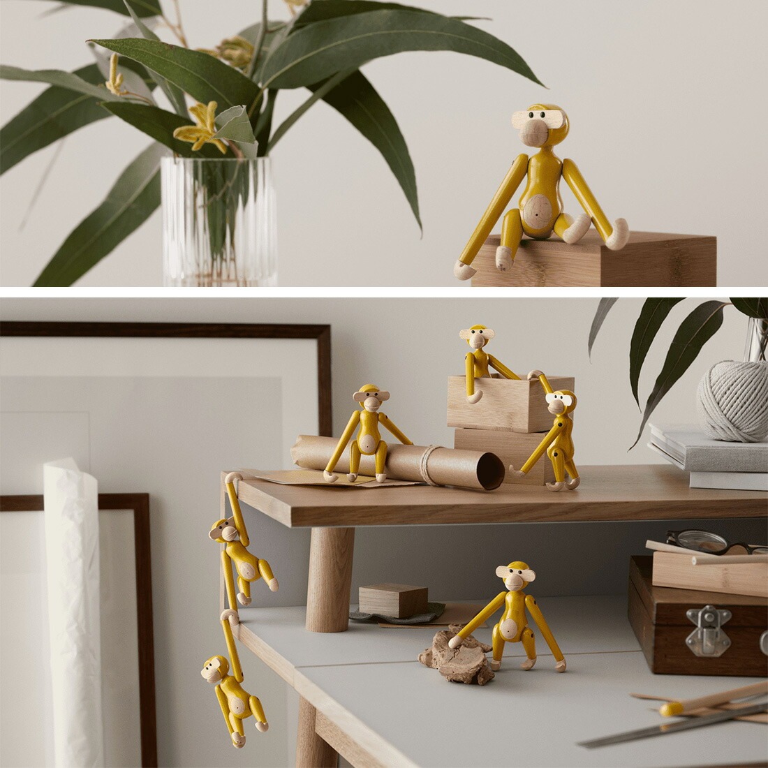 ��SALE�ۥ����ݥ��Բ� KAY BOJESEN DENMARK �������ܥ����� MONKEY MINI VINTAGE COLOR ��󥭡� �ߥ� �ӥ�ơ��� ���顼 �����ȥեå� ���֥��� ���� ���� �ǥ�ޡ���