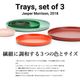 Vitra �����ȥ� Trays �ȥ쥤 3�ĥ��å�<br>�����ȥ� �ȥ졼 ��ʪ���� ��Ǽ ���㥹�ѡ���꥽�� Jasper Morrison 21511101 21511102�ڥ���ӥ˼����б����ʡ�
