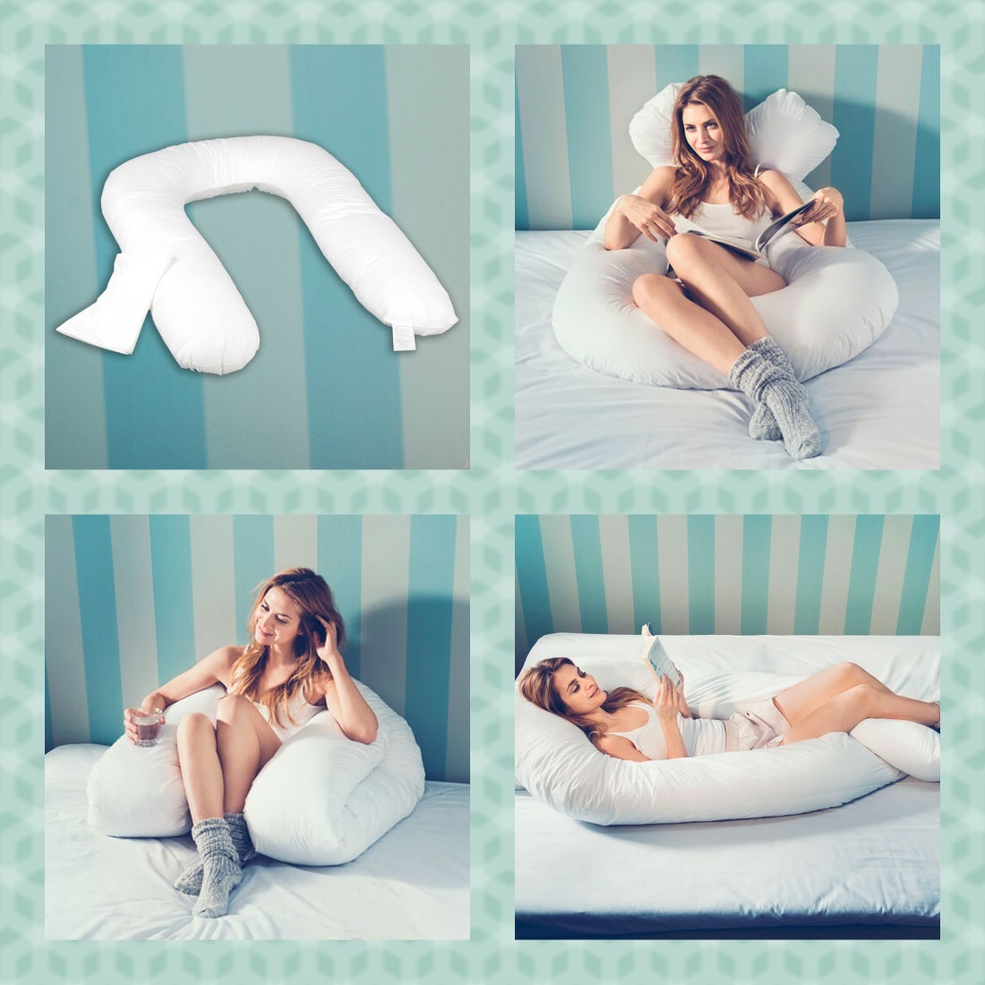 NORDICSLEEP ノルディックスリープ】コンフォートU 抱き枕Oeko-Tex認証