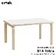 �ڥݥ��ȥ����ɥץ쥼��ȡ�artek ����ƥå� TABLE 81A �ۥ磻�ȥ�ߥ͡��� 150x75x72cm �ơ��֥� L��å� ���������������� �ե������ �̲�