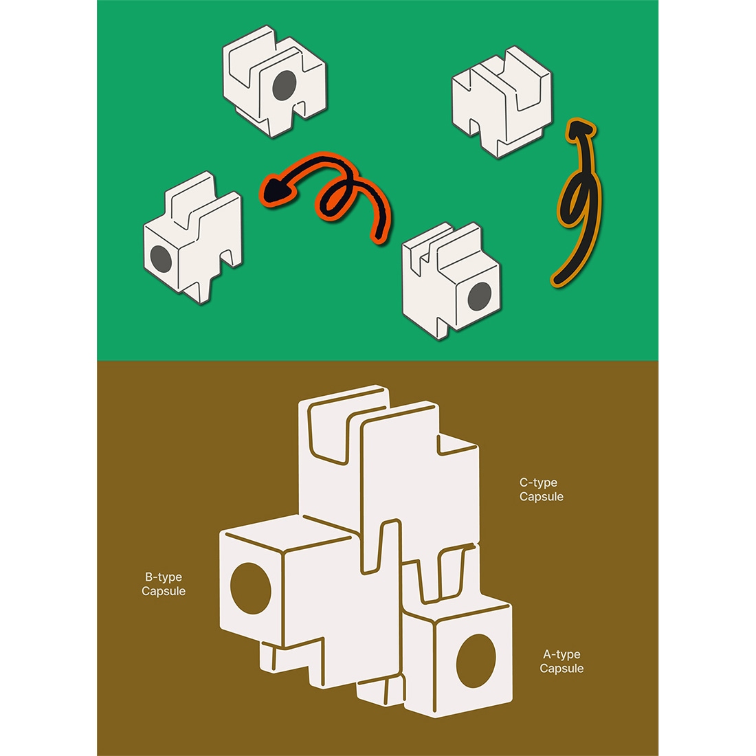A Tangible Future カプセルタワービル スタッキングゲーム 中銀