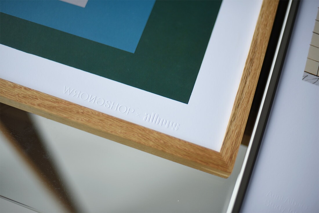 WRONGSHOP ロングショップ SP VI ポスター Josef Albers ヨゼフ