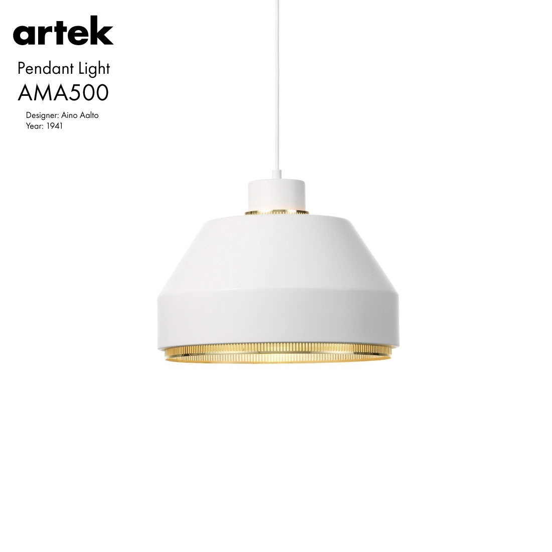 �ڥݥ��ȥ����ɥץ쥼��ȡۡ�artek/����ƥå���Pendant Light AMA500Aino Aalto/�����Ρ��������/�̲�/�ڥ����ȥ���/����/�饤�ƥ���
