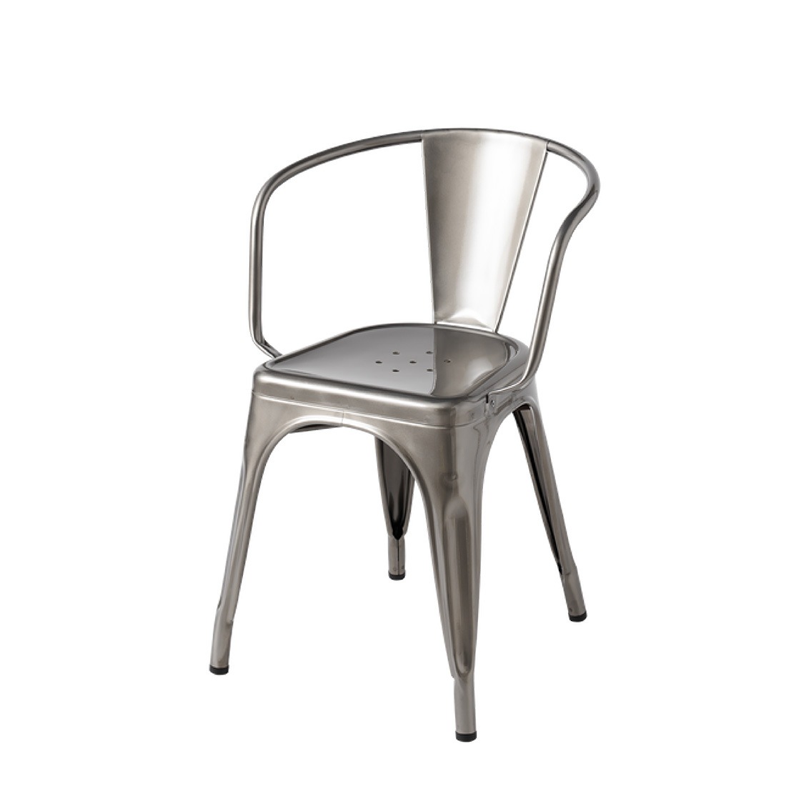 Tolix �ȥ�å��� A56 Arm Chair A56����������� Varnished Raw Steel �ػ� ������ Jean Pauchard ����󡦥ݥ��㡼��