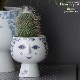 ��BJORN WIINBLAD���ӥ�󡦥�����֥�åɡ�Flower Pot with foot���֥롼<br> �ե��ݥå� ȭ ����ȭ ���տ�ʪ�ڥ���ӥ˼����б����ʡۡ�RCP��