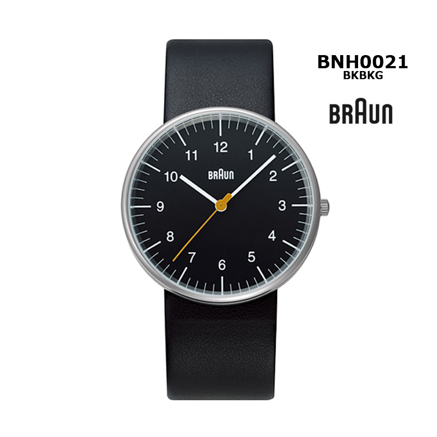 BRAUN �֥饦�� BRAUN Watch BNH0021 BKBKG �֥�å� <br>�ӻ��� �쥶�� �����å� �ӥ��ͥ� ��� �̲� �ǥ�ޡ��� ������������� MiyotaSuper2035