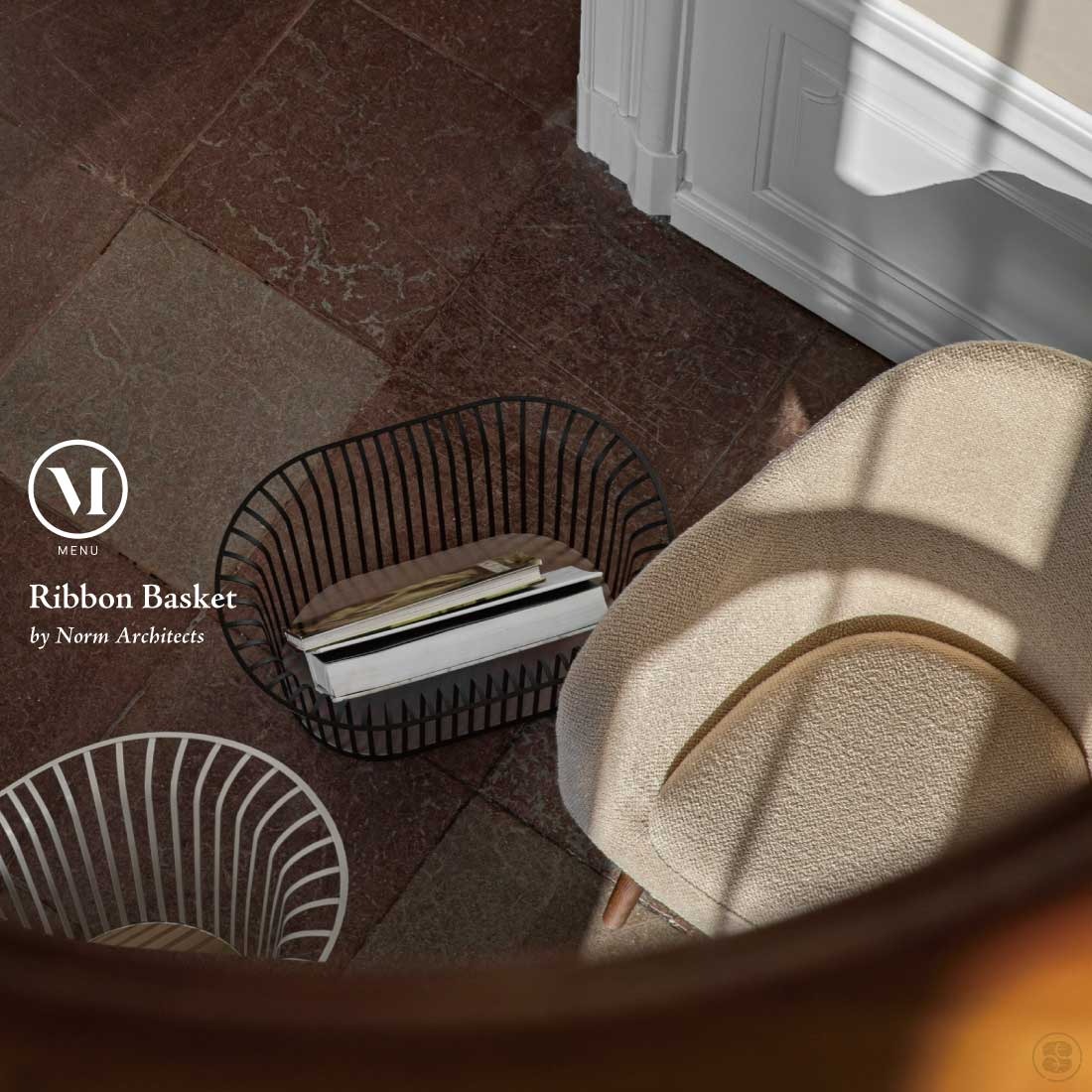 Audo Copenhagen Ribbon Basket  ��ܥ�Х����å� Norm Architects �Ρ��ࡦ�������ƥ���