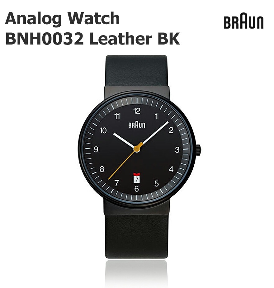 BRAUN ブラウン 腕時計　BNH0032 BRAUN ブラウン BRAUN Watch BNH0032 Leather ブラック<br>腕時計