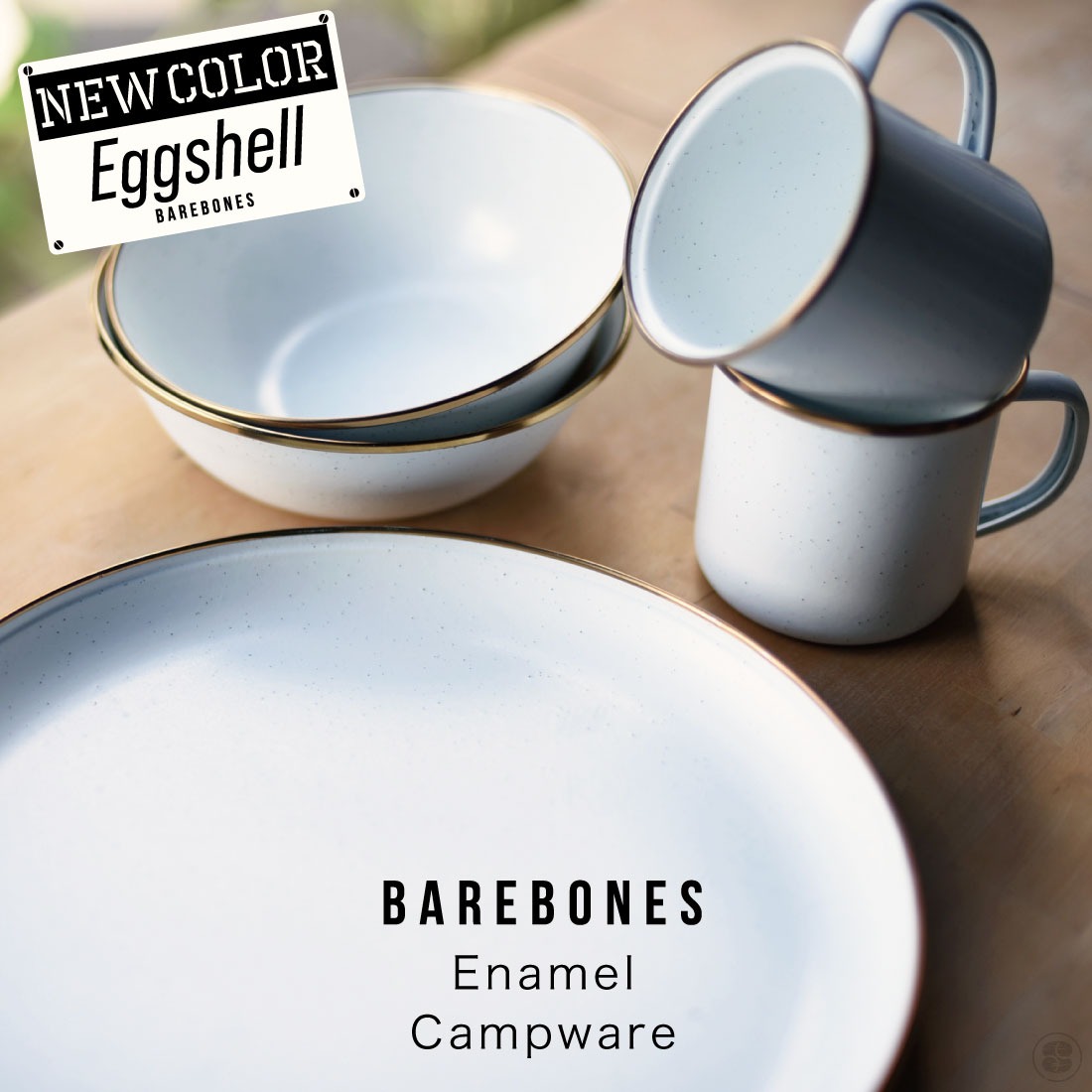 ��BarebonesLiving �٥��ܡ��󥺥�ӥ󥰡ۥ��ʥ��ץ졼��2�ĥ��å�Enamel Plate Vintage Tableware ���� �� �ۡ����� ���ʥ��