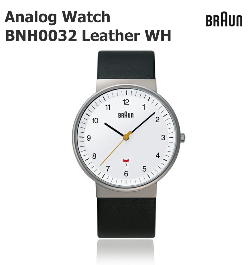 BRAUN ブラウン BRAUN Watch BNH0032 Leather ホワイト<br>腕時計