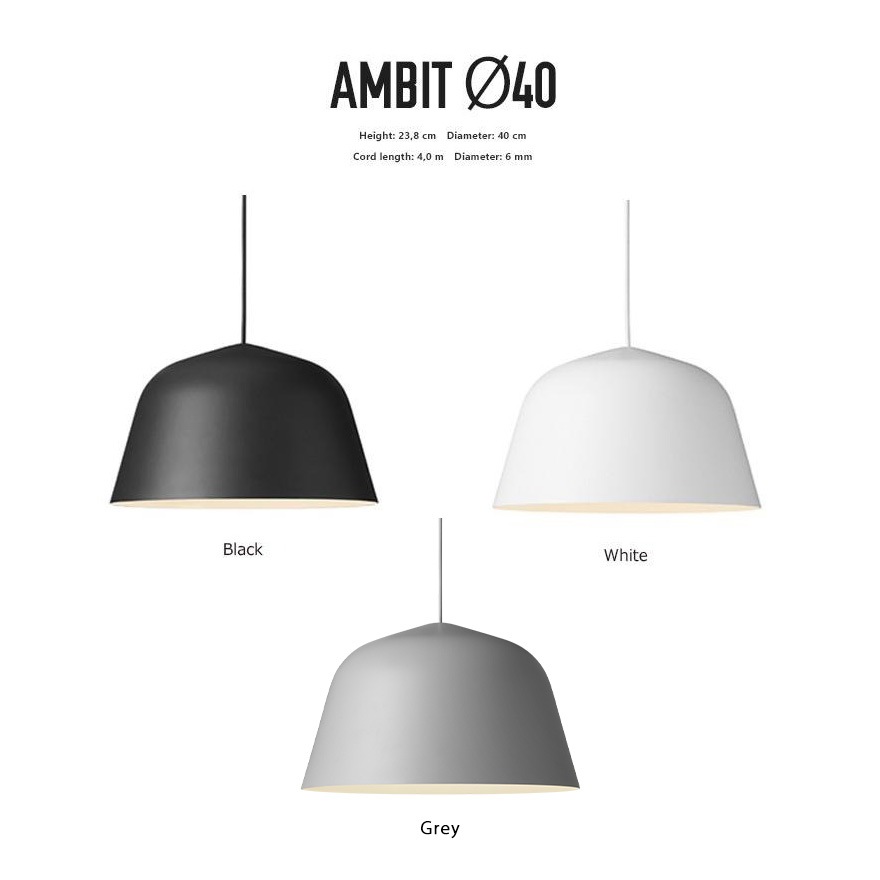 MUUT ムート　ペンダントライト MUUTO ムート AMBIT PENDANT LAMP アンビット ペンダントランプ<br