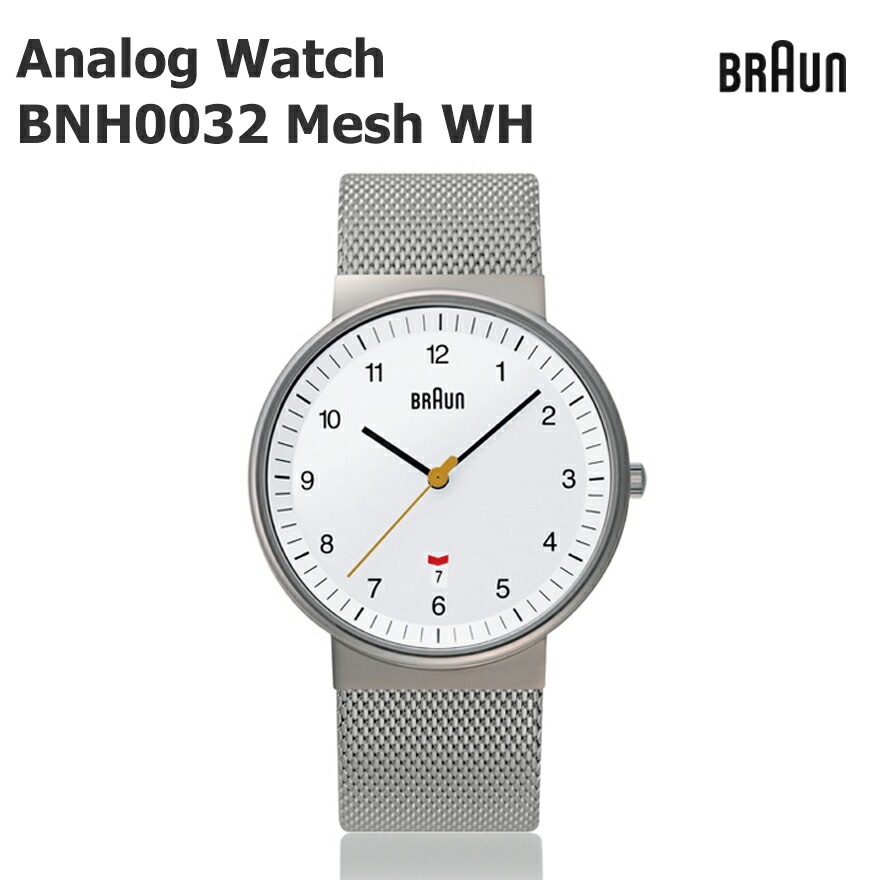 BRAUN ֥饦 BRAUN Watch BNH0032 Mesh ۥ磻<br>ӻ å ӥͥ  ̲ ǥޡ 
