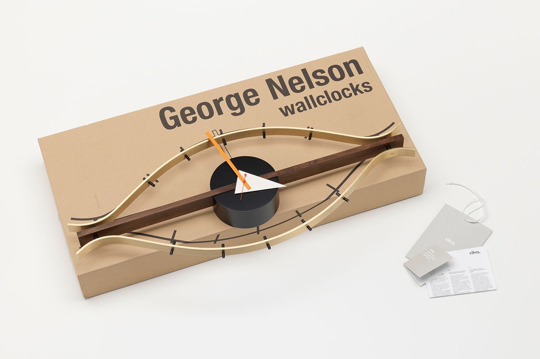 vitra ȥ Eye Clock å Wall Clocks 륯å GeorgeNelson 硼ͥ륽  ݻ ƥꥢ ̲ <br><br>硼ͥ륽󤬼ݤߥåɥ꡼Υǥħ륢Wall Clocks