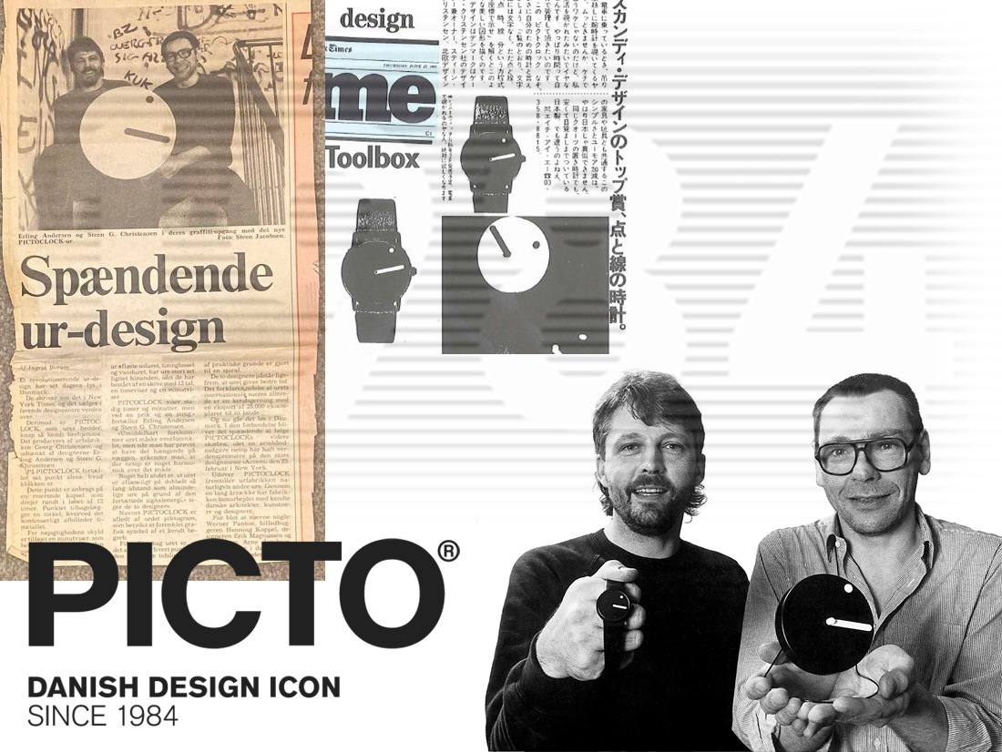 PICTO ԥ TABLE CLOCK ơ֥ å  ɳݤ ԥ㡼 ԥȥ ž Steen Christensen Erling Andersen<br><br>1984ǯȯ䤵줿βž뼰